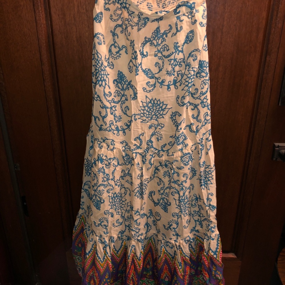 Bohemian maxi skirt